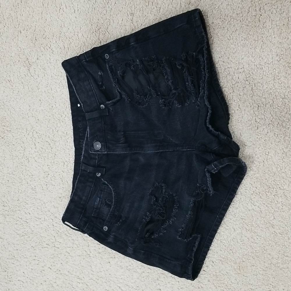 Cross over denim shorts AE